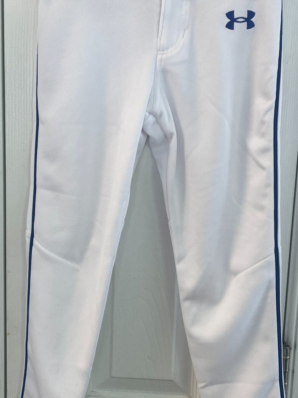 Under Armour Youth Boys White Baseball Pants Size XS [4-5] NWT